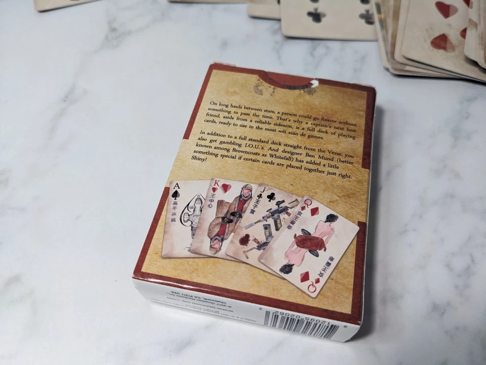 Firefly Playing Cards TV Collectible Rare HTF Sci Fi Series Deck Memorabilia - Image 4 of 4