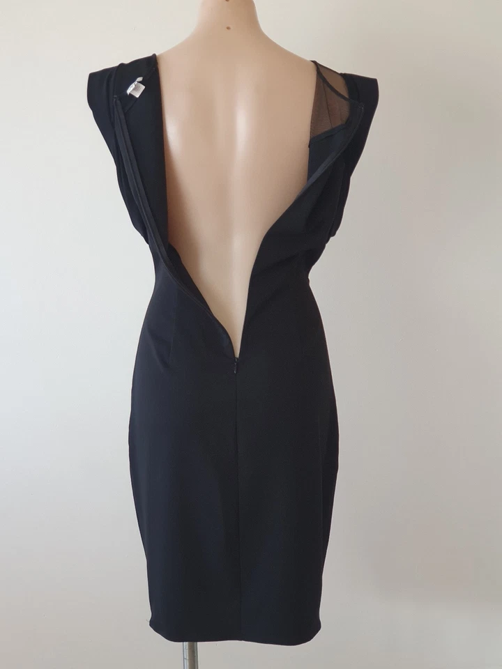 Hoss Intropia size 40 (10) black events dress - image 4 of 4