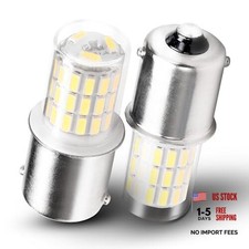 1156 1141 P21W LED Bulb White 6000K, BA15S Camper RV LED 1156 2pcs 6000k white