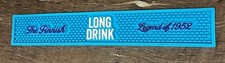 The Finnish Long Drink Legend Bar Spill Rubber Blue Mat 1952 21" x 3.5" Blue NEW