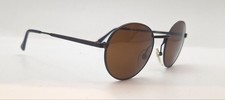 Vintage Black Brown Oval Metal Sunglasses Frames Korea
