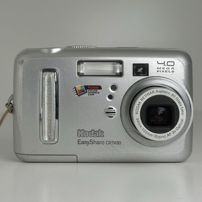 Kodak EasyShare CX7430 Silver Compact Digital Camera TESTED & WORKING!