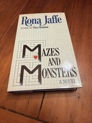 #ad Mazes and Monsters Rona Jaffe 1981 FIRST EDITION 1st Printing Damp;D Satanic Panic $65.00
