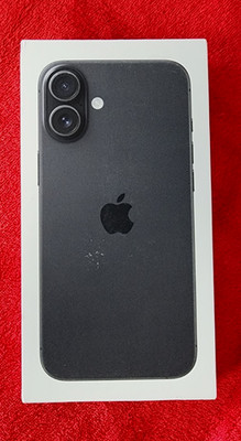 Apple iPhone 16 Plus ~ Box Only ~  Black   FREE SHIPPING IN USA