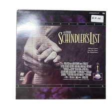 'Schindler's List' THX Letterbox LaserDisc LD Stephen Spielburg