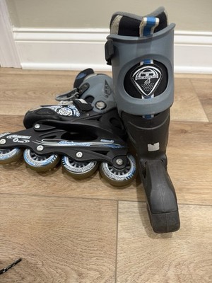 Bladerunner Youth Inline Skates Adjustable Size 10J-13J US Black Gray