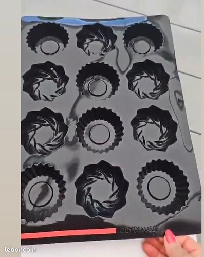 Moule à Gâteaux Demarle Flexipan – Empreinte 12 Papillons, Noir, Neuf