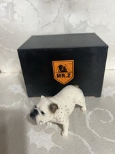 "Estatuilla de Bulldog Francés MR.Z crema manchada 5 1/2"""