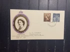 Niue 1953 1st day cover to Switzerland QE II Coronation Light BPA Shade Cachet ?