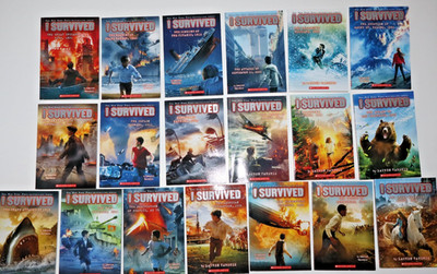 I SURVIVED PB Chapter Books Grades 2 3 4 Book Lot of 19 Lauren Tarshis