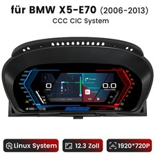 Nachr�stun Digital Tacho Kombiinstrument cluster f�r BMW X5 X6 E70 E71 2006-2014