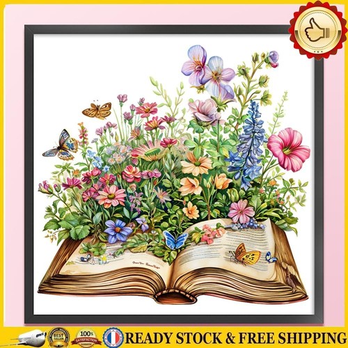 Kit De Point De Croix Bucilla #40389 – English Garden Quilt 80x96, Neuf (emballage Ouvert)