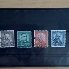 BRD 1953, Nr.173/76 Helfer der Menschheit IV, gestempelt