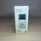 New Ring Battery Doorbell (2024) HD Smart Wifi Video Doorbell - Satin Nickel
