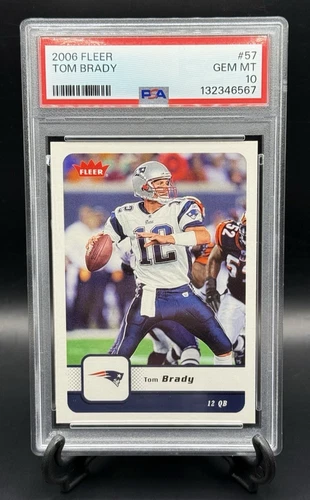 2006 Fleer Tom Brady #57 PSA 10