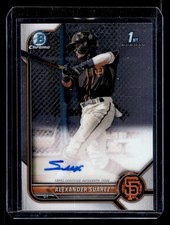 2022 Bowman Chrome #CPA-ASR Alexander Suarez Prospect Autographs