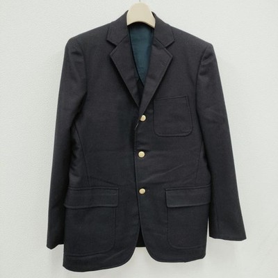 BEAMS PLUS Navy blue 3 button size 34 wool blazer tailored jacket
