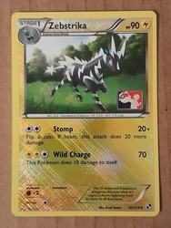 Zebstrika 42/114 BW League Promo Crosshatch Holo
