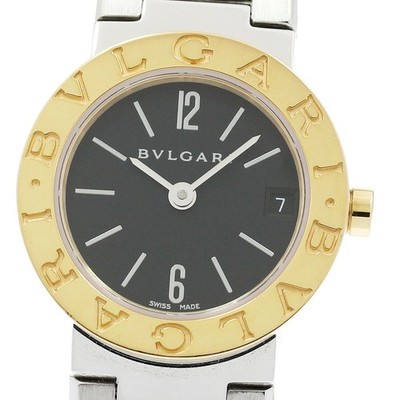 BVLGARI BVLGARIBVLGARI BB23SG Date black Dial Quartz Ladies 