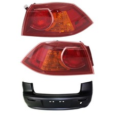 Bumper Cover Rear For Mitsubishi Lancer 2008-2013 Bumper Cover Rear For Mitsubishi Lancer 2008-2013