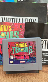Nintendo Virtual Boy Mario Tennis Game Pack CIB