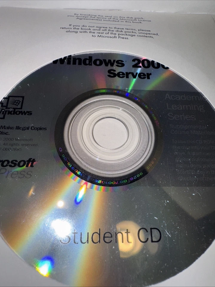 Microsoft Windows Server 2000 New CD ROM Included - Image 4 of 4