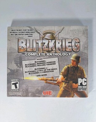 NEW! Blitzkrieg The COMPLETE Anthology PC DVD Rom Game 1 & 2 + Expansion & Bonus