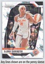DiJonai Carrington 2024 Panini Prizm WNBA Ice Prizms Connecticut Sun