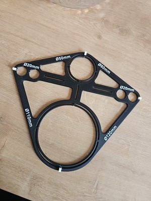 Bohrschablone für Vorwandelement z.Bsp. Geberit