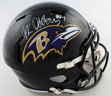 JK DOBBINS Signed RAVENS Full-Size Speed Replica Helmet Autographed (JSA COA) 🔥