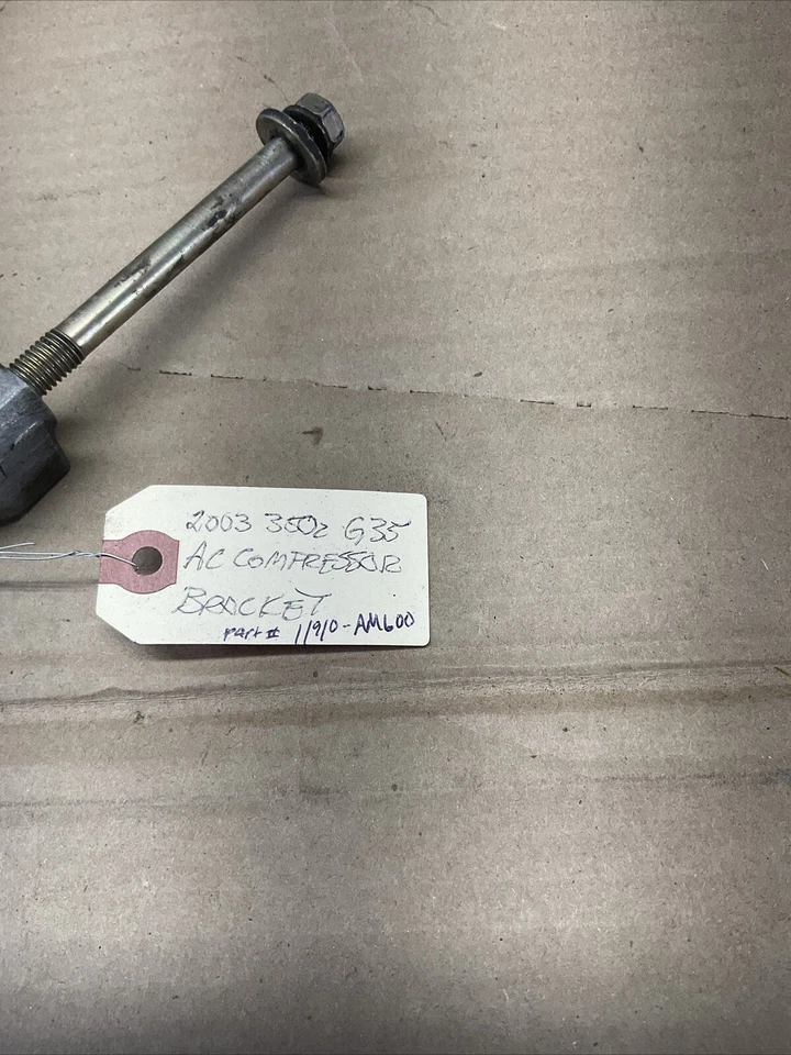 2003 Nissan 350z Infiniti G35 AC Compressor Bracket for Early 2003 Models - Image 4 of 4