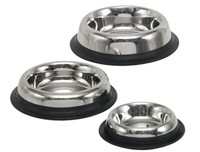 Nobby Edelstahlnapf Royal Flach, Rutschfest15,5 Cm 0,20 Ltr.