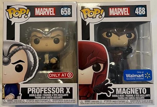 Funko Pop! Marvel X-MEN SET - #488 MAGNETO , #658 PROFESSOR X