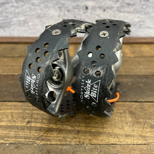 Odyssey Shark Bite BMX Pedals 1/2 in Old School BMX Vintage 80s 90s 1PC PARTS - Picture 13 of 14