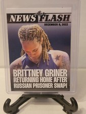 BRITTNEY GRINER 2022 Leaf Web Exclusives News Flash #NF-BG1 /146 (U)