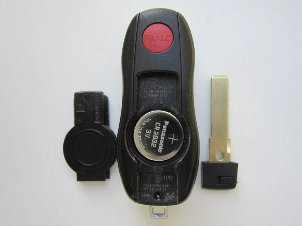 OEM PORSCHE BOXTER 911 SMART KEY KEYLESS REMOTE ENTRY FOB KR55WK50138 UNLOCKED - Image 3 of 3