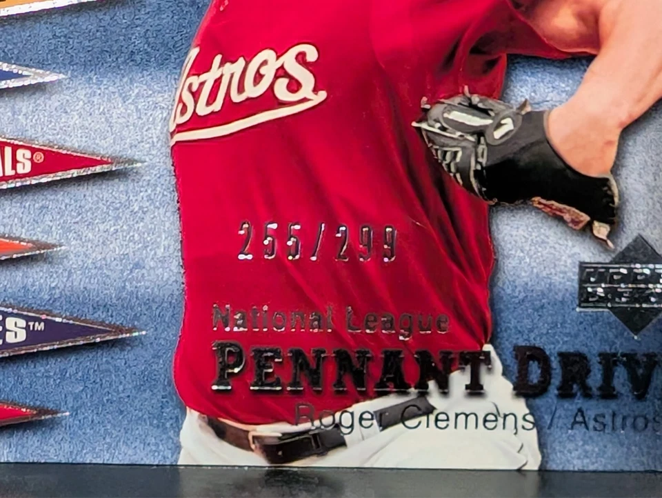 2004 Upper Deck Pennant Drive National League Roger Clemens Astros /299 - Image 2 of 3