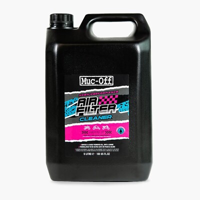 Muc-Off Luftfilterreiniger, 5 Liter - Motorradreiniger und Entfetter für Schaum