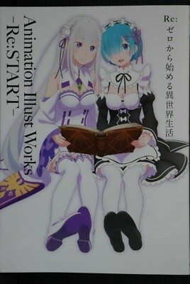 Re:Zero Animation Illust Works Japanese Art Book Re Life in a Different World
