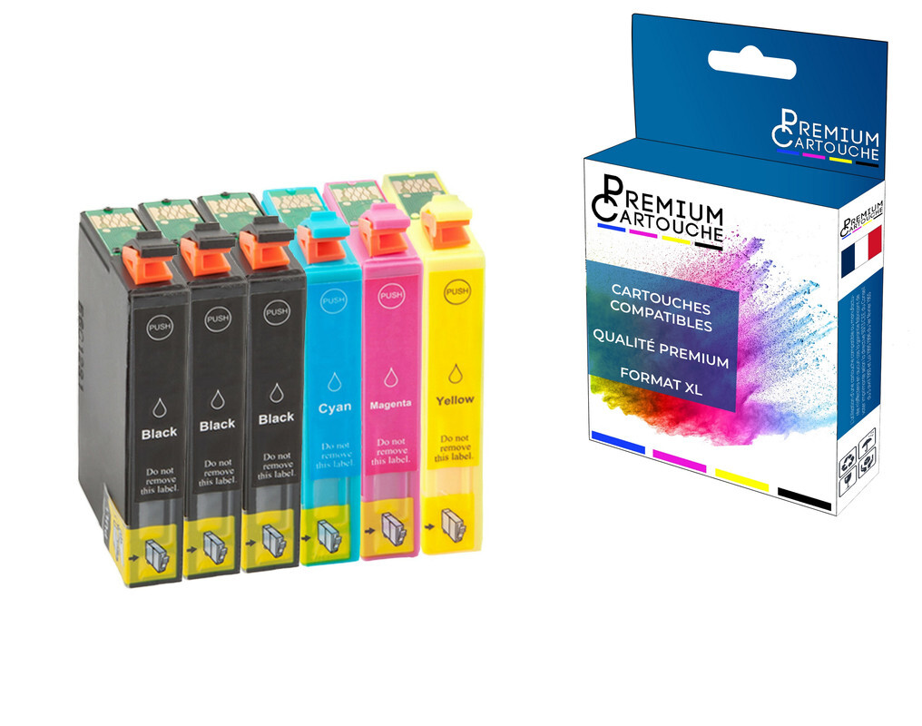 Cartouche 502XL haute capacité encre compatible Epson 502 XL pour document et photo