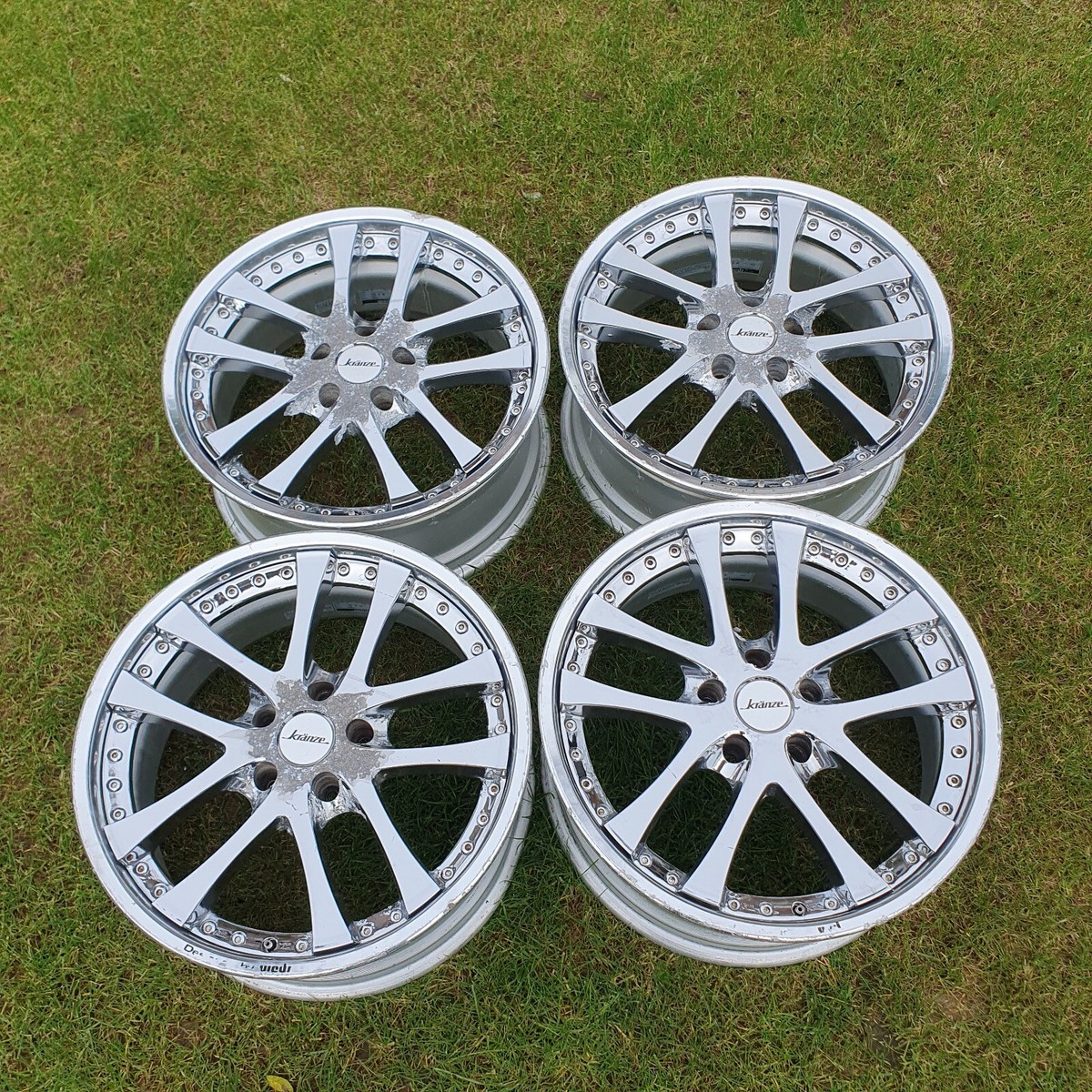Weds Kranze LXZ 18X8+41 3 Piece JDM Split Rims - Nissan / Toyota