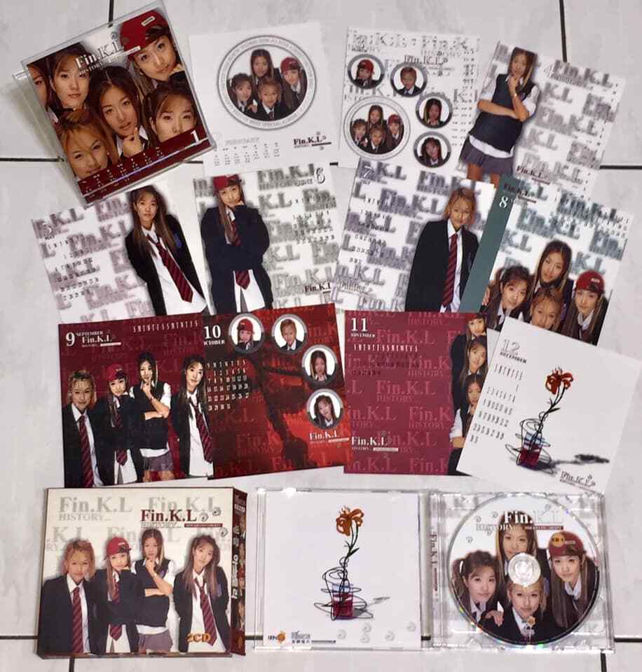 Fin.K.L FinKL 2000 History 歷歷足跡精選 Taiwan Box 2-CD Album Book