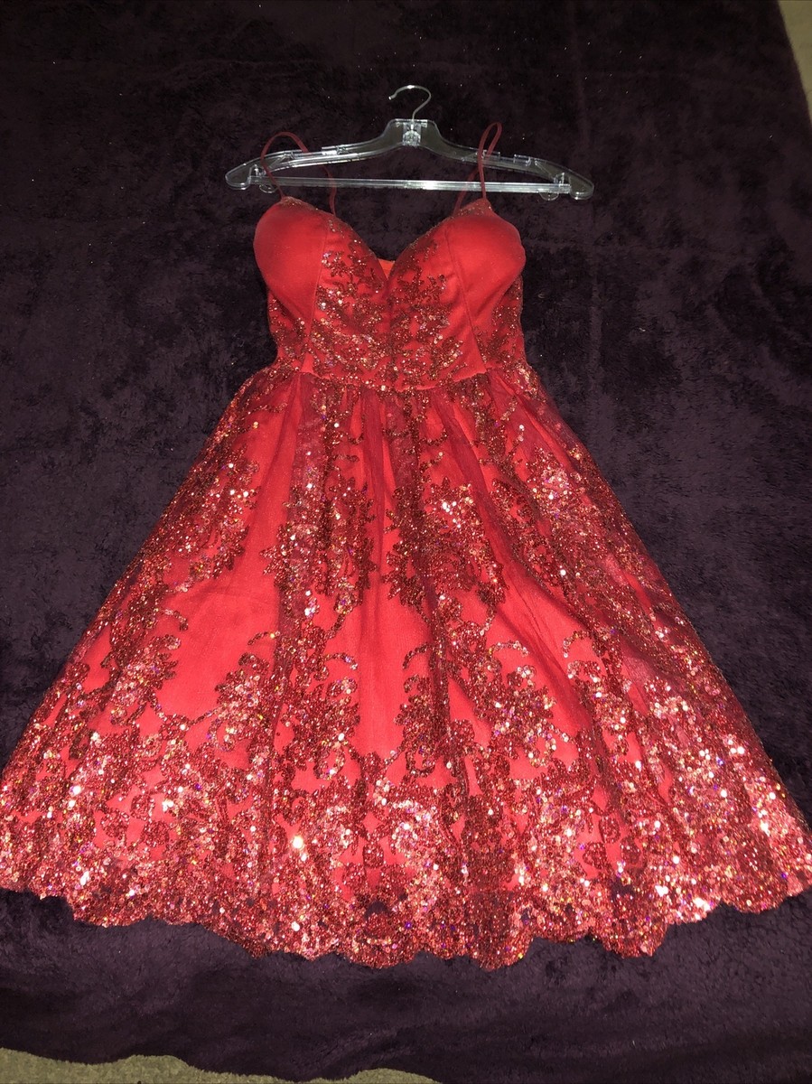 Candy Red Dress Size 12 | eBay