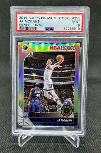 Ja Morant - 2019 Panini Hoops Premium Stock Silver Prizm - PSA 9 MINT Rookie