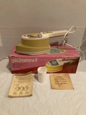 Vintage 70s Osrow Steamstress II Lightweight Steam Press Iron Complete