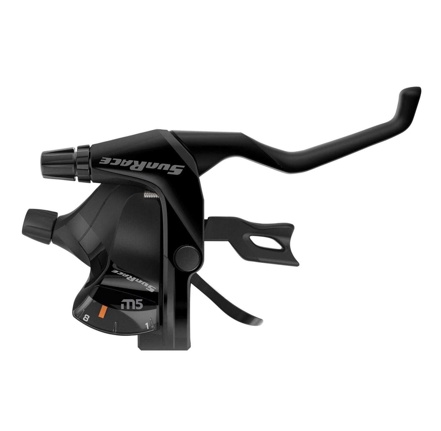 Levier-manette Sunrace STM500 8x3v avec indicateur optique et commande frein V-brake