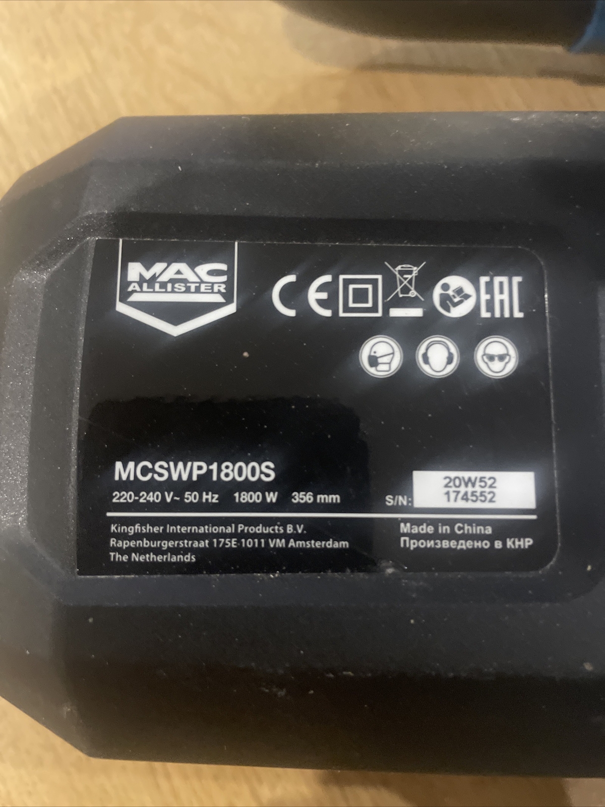 Macallister Electric Chainsaw eBay