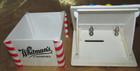 VINTAGE PEANUTS - SNOOPY & WOODSTOCK DOG HOUSE COIN BANK -2 PIECE SET- WHITMAN'S — photo 5