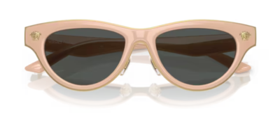 Versace 0VE2273 549487 Nude/Dark Grey Cat Eye Women display picture 2