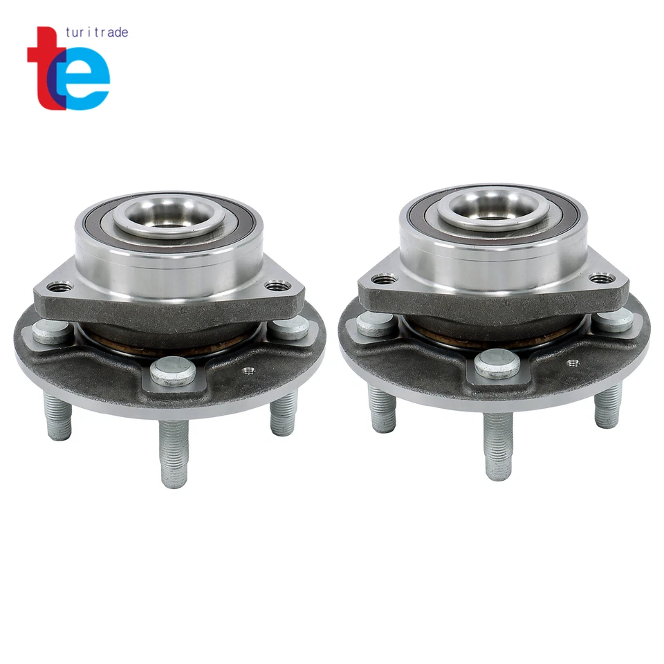 Juego de 2 cojinetes de rueda delantera/trasera y conjunto de buje para Cadillac CTS 2008-2019 Foto 4 de 4